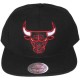 Casquette Snapback Mitchell & Ness - NBA Solid Team Script - Chicago Bulls