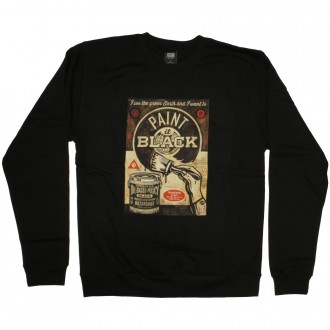 Sweat-Shirt Obey - Paint It Black Fine Art - Black