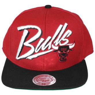 Casquette Snapback Mitchell & Ness - NBA Vice Script - Chicago Bulls