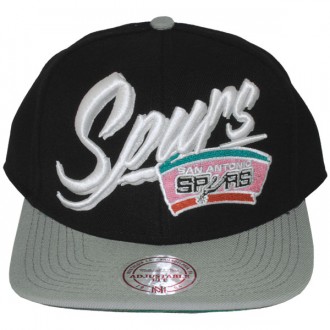 Casquette Snapback Mitchell & Ness - NBA Vice Script - San Antonio Spurs