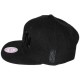 Casquette Snapback Mitchell & Ness - NBA Black On Black - Charlotte Hornets