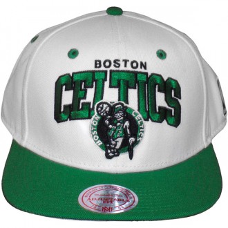 Casquette Snapback Mitchell & Ness - NBA White - Boston Celtics