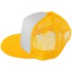 Casquette Filet Yupoong - Jaune / Front blanc