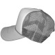 Casquette Trucker Masterdis - Silver / White Baseball Cap