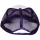 Casquette Trucker Masterdis - Purple / White Baseball Cap