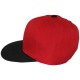 Casquette Snapback Masterdis - Red / Black Original Retro Blank Cap