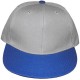 Casquette Snapback Masterdis - Light Grey / Royal Blue Original Retro Blank Cap