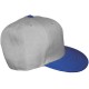 Casquette Snapback Masterdis - Light Grey / Royal Blue Original Retro Blank Cap