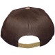 Casquette Snapback Masterdis - Brown / Wheat Original Retro Blank Cap