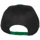 Casquette Snapback Masterdis - Black / Kelly Green Original Retro Blank Cap