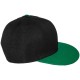 Casquette Snapback Masterdis - Black / Kelly Green Original Retro Blank Cap