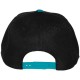 Casquette Snapback Masterdis - Black / Turquoise Original Retro Blank Cap