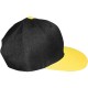 Casquette Snapback Masterdis - Black / Neonyellow Original Retro Blank Cap