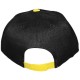 Casquette Snapback Masterdis - Black / Neonyellow Original Retro Blank Cap