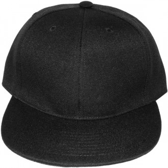 Casquette Snapback Masterdis - Black Original Retro Blank Cap