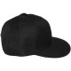 Casquette Snapback Masterdis - Black Original Retro Blank Cap