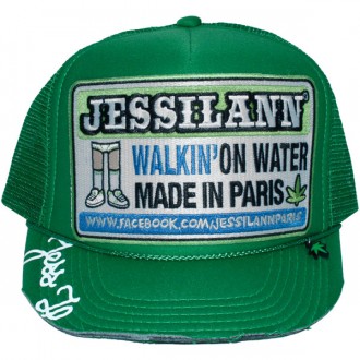 Casquette Trucker Jessilann - Walkin' On Water - Green