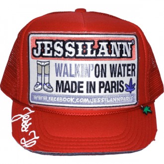 Casquette Trucker Jessilann - Walkin' On Water - Red