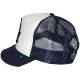 Casquette Trucker Jessilann - Paris Patstach Officiel - White / Navy Blue