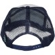 Casquette Trucker Jessilann - Paris Patstach Officiel - White / Navy Blue