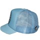 Casquette Trucker Jessilann - White Fuck - Light Blue