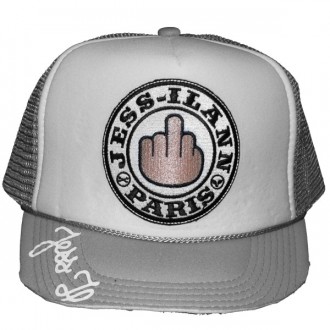 Casquette Trucker Jessilann - White Fuck - White / Grey