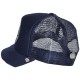 Casquette Trucker Jessilann - Black Fuck - Navy Blue