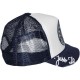 Casquette Trucker Jessilann - Black Fuck - White / Navy Blue