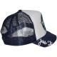 Casquette Trucker Jessilann - Black Paris Patstach - White / Navy Blue