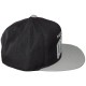 Casquette Snapback Obey - Throwback - Black-Silver