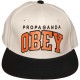 Casquette Snapback Obey - Throwback - Natural-Black