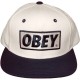 Casquette Snapback Obey - Original - Natural-Navy