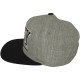 Casquette Snapback Obey - Obey Athletics - Heather Grey-Black