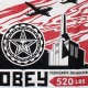 T-shirt Obey - Basic Tee - Airplane Factory - Black