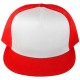 Casquette Filet Yupoong - Rouge / Front blanc
