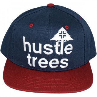 Casquette Snapback LRG - Core Collection Hustle Trees Hat - Navy Blue