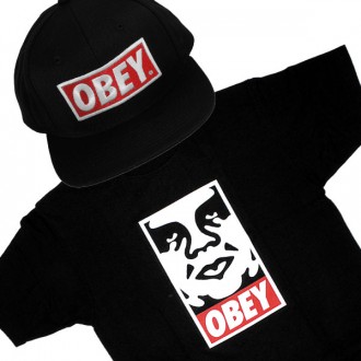 Ensemble Tee+Cap Obey Icon - Black