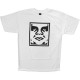 T-shirt Obey - Standard Issue Basic Tee - Icon Face - White