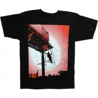 T-shirt Obey - Basic Tee - Shepard Billboard - Black