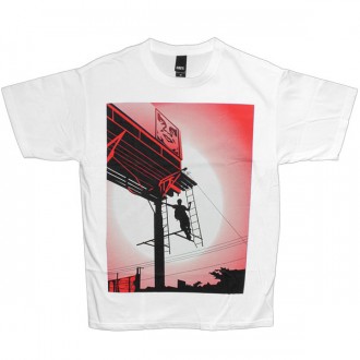 T-shirt Obey - Basic Tee - Shepard Billboard - White