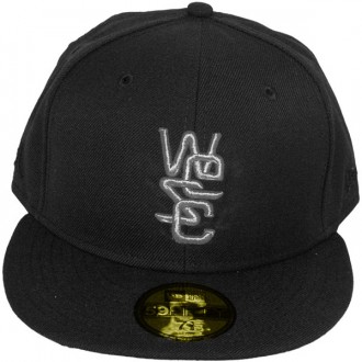 Casquette Fitted Wesc x New Era - 59Fifty Overlay Wool Solid - Black