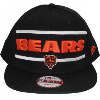 Casquette Snapback New Era - 9Fifty NFL Word Stripe - Chicago Bears