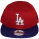 Casquette Snapback New Era - 9Fifty MLB Cotton Block - Los Angeles Dodgers - Red/Blue