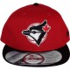 Casquette Snapback New Era - 9Fifty MLB Cooperstown Throwback Interchangeable - Toronto Blue Jays - Red/Black