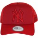Casquette Trucker New Era - Adjustable MLB Tonal Clean Trucker - New York Yankees - Red