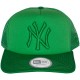 Casquette Trucker New Era - Adjustable MLB Tonal Clean Trucker - New York Yankees - Kelly Green