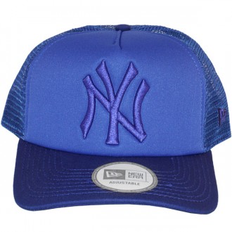 Casquette Trucker New Era - 9Forty MLB Tonal Clean Trucker - New York Yankees - Royal Blue