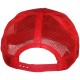 Casquette Trucker New Era - Adjustable MLB Tonal Clean Trucker - Los Angeles Dodgers - Red