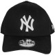 Casquette Trucker New Era - 39Thirty Stretch Fit MLB League Basic - New York Yankees - Black/White