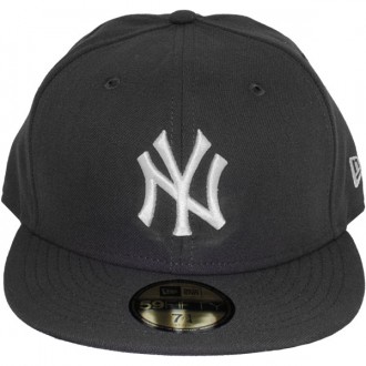 Casquette Fitted New Era - 59Fifty MLB Basic - New York Yankees - Dark Grey/White